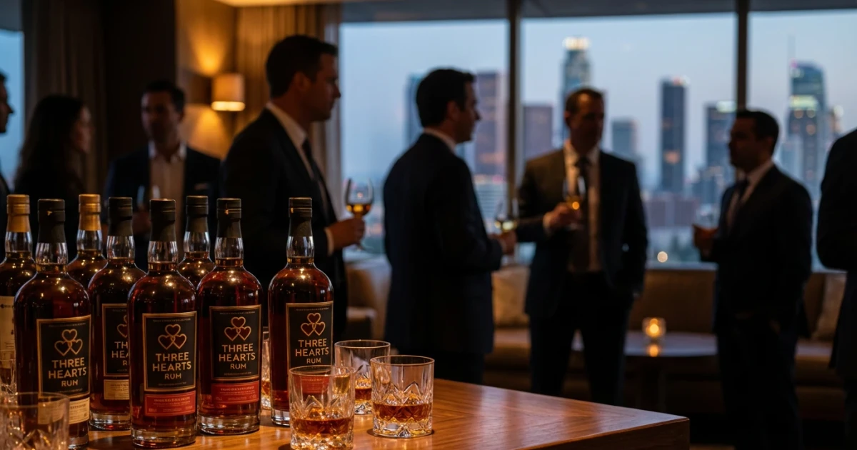 Johnny Depp Launches Three Hearts Rum at L.A. Event