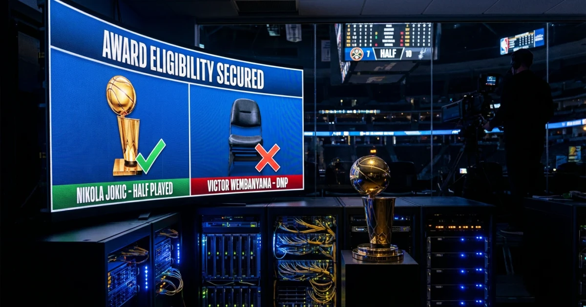 Jokic Secures NBA Award Eligibility as Wembanyama Sits