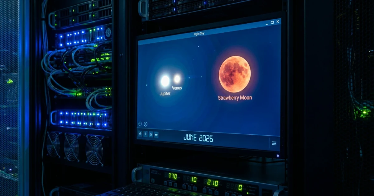 Night Sky June 2026: Jupiter, Venus, and Strawberry Moon