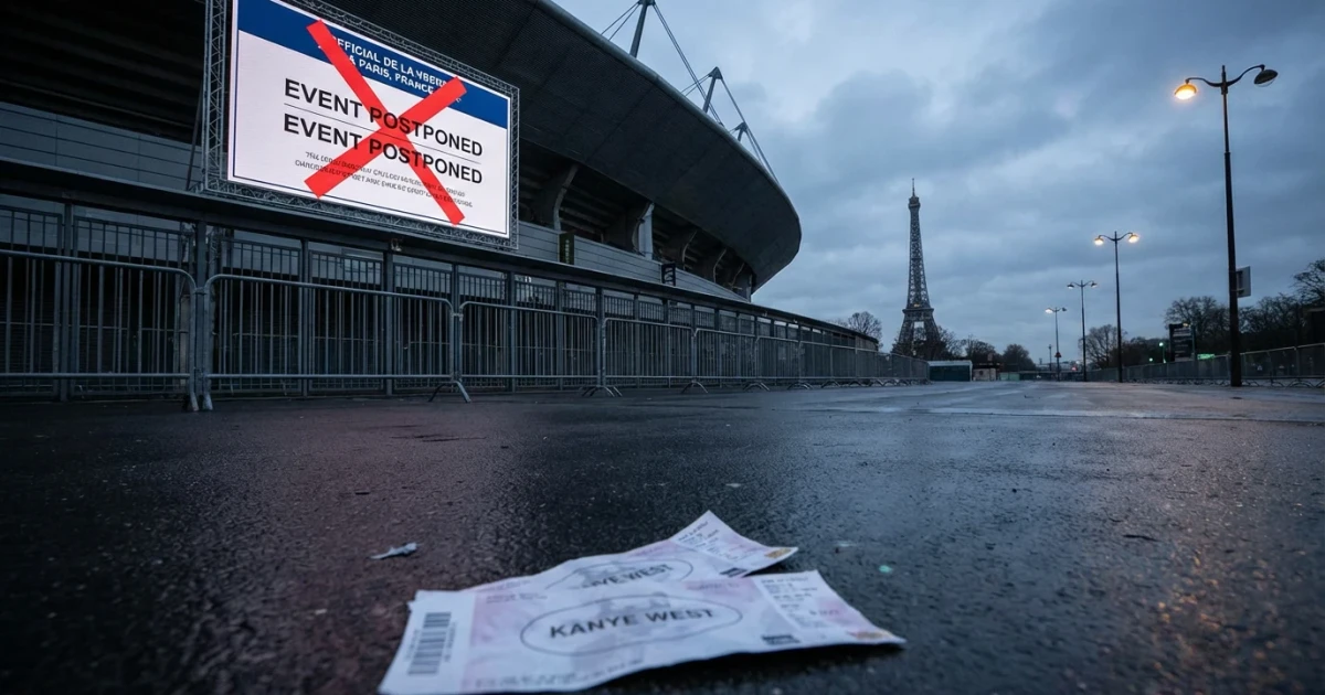 Kanye West France Concert Postponed Amid Backlash