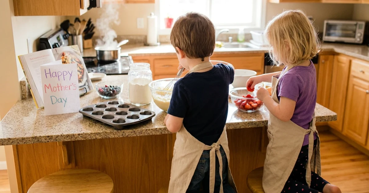 Kids Lead Mother’s Day Cooking: Healthy Habits & Tips
