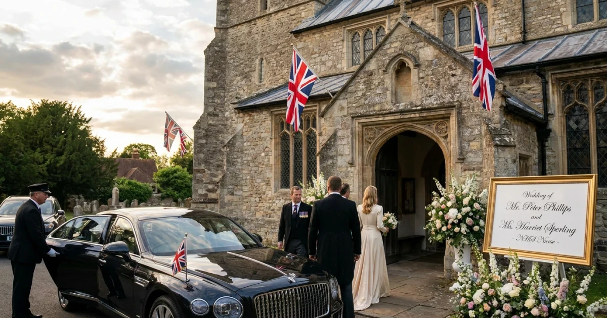 King Charles Attends Peter Phillips' Wedding to NHS Nurse