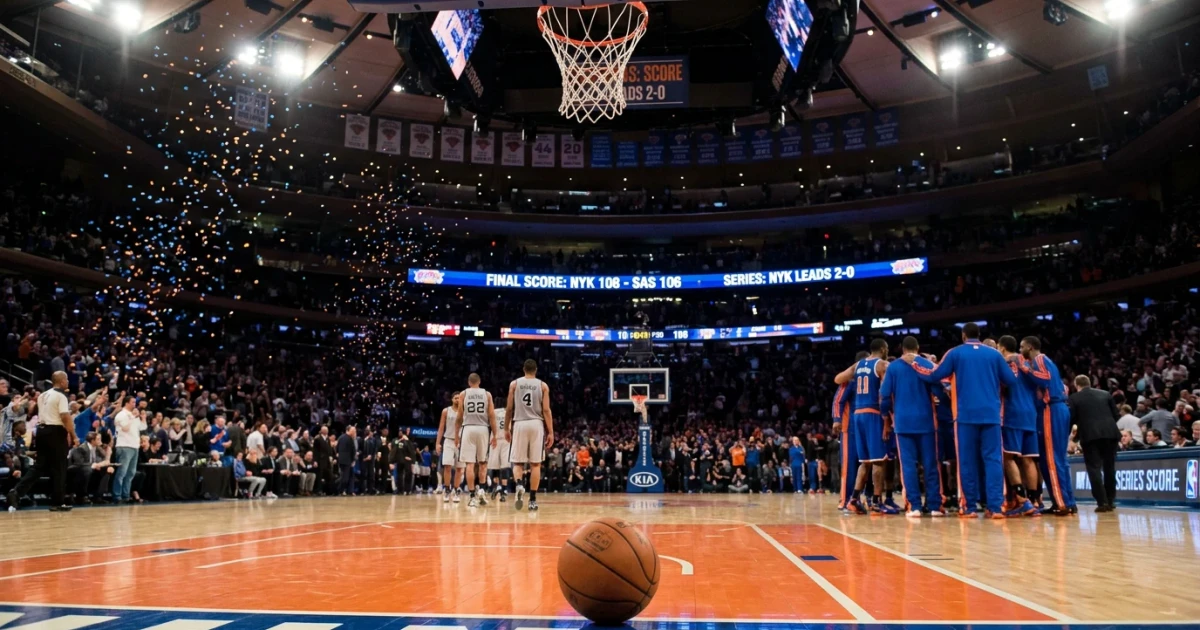 Knicks Take 2-0 Lead After Close NBA Finals Win