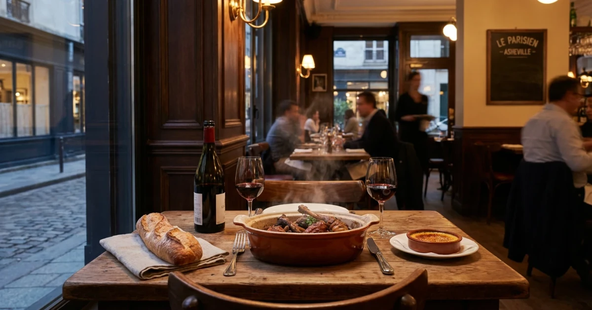 Le Parisien Opens in Asheville with Classic French Menu