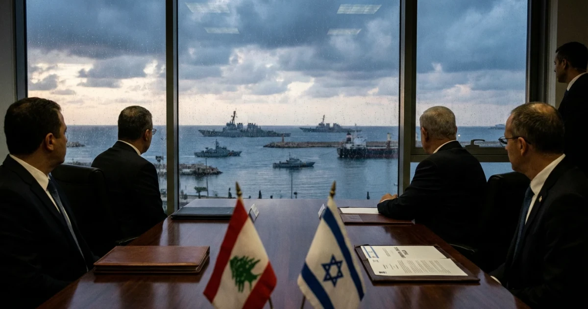 Lebanon, Israel Begin Talks as U.S. Blockades Iranian Ports
