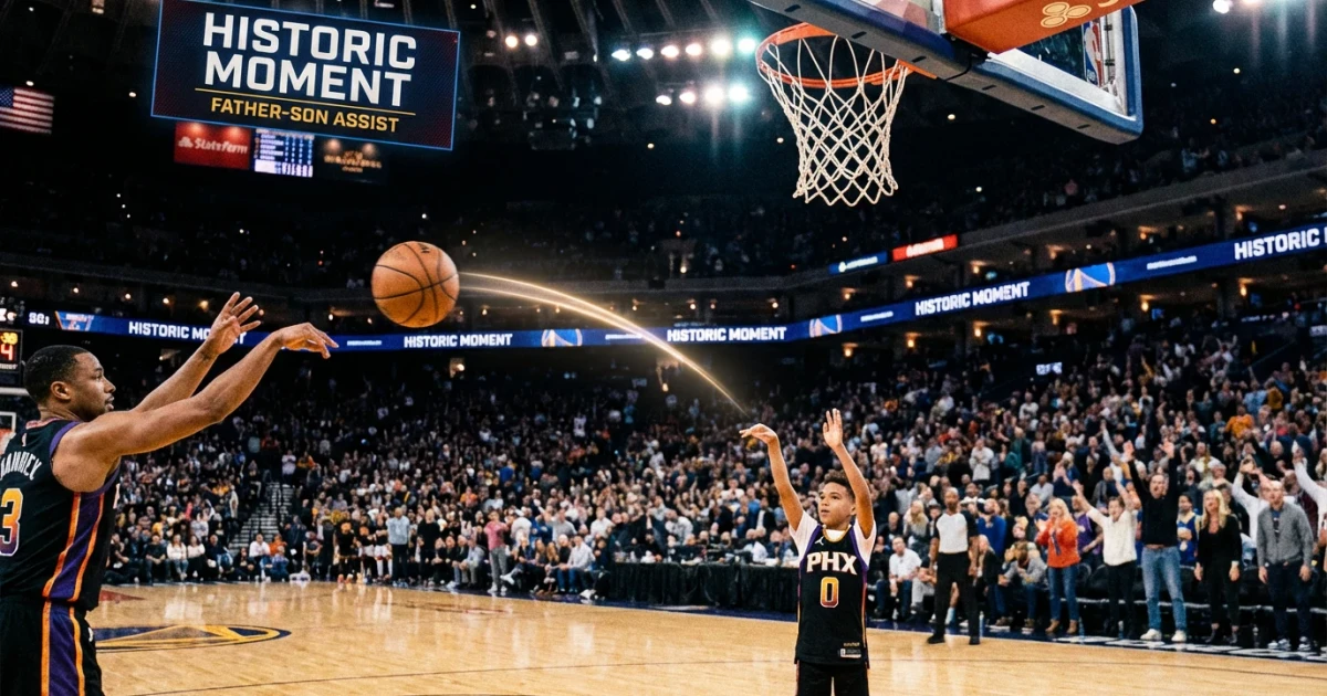 LeBron and Bronny James Make NBA History with Assist