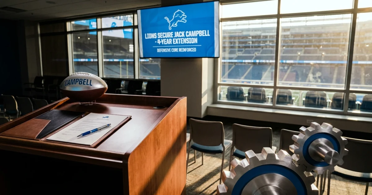 Lions Sign All-Pro Jack Campbell to Four-Year Extension