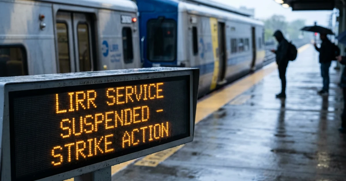 LIRR Strike Halts Trains, Disrupts NYC Commuters