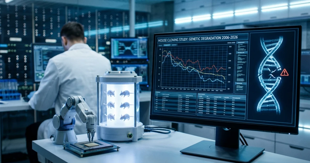 Mouse Cloning Study Reveals Limits of Serial Nuclear Transfer