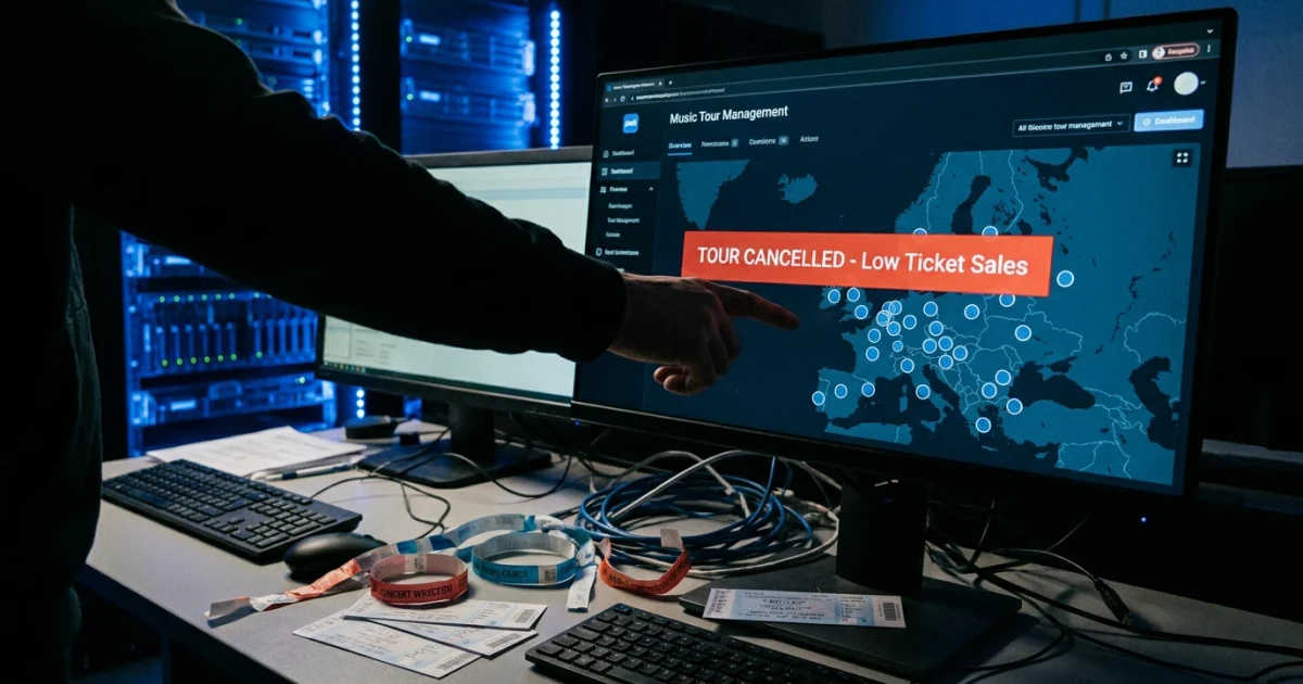 Low Ticket Sales Drive Surge in Tour Cancellations