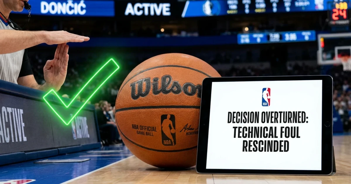 Luka Dončić Avoids Suspension as NBA Rescinds Technical
