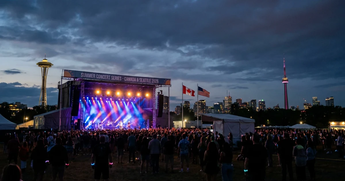 Summer 2026 Concerts in Canada and Seattle: Top Events
