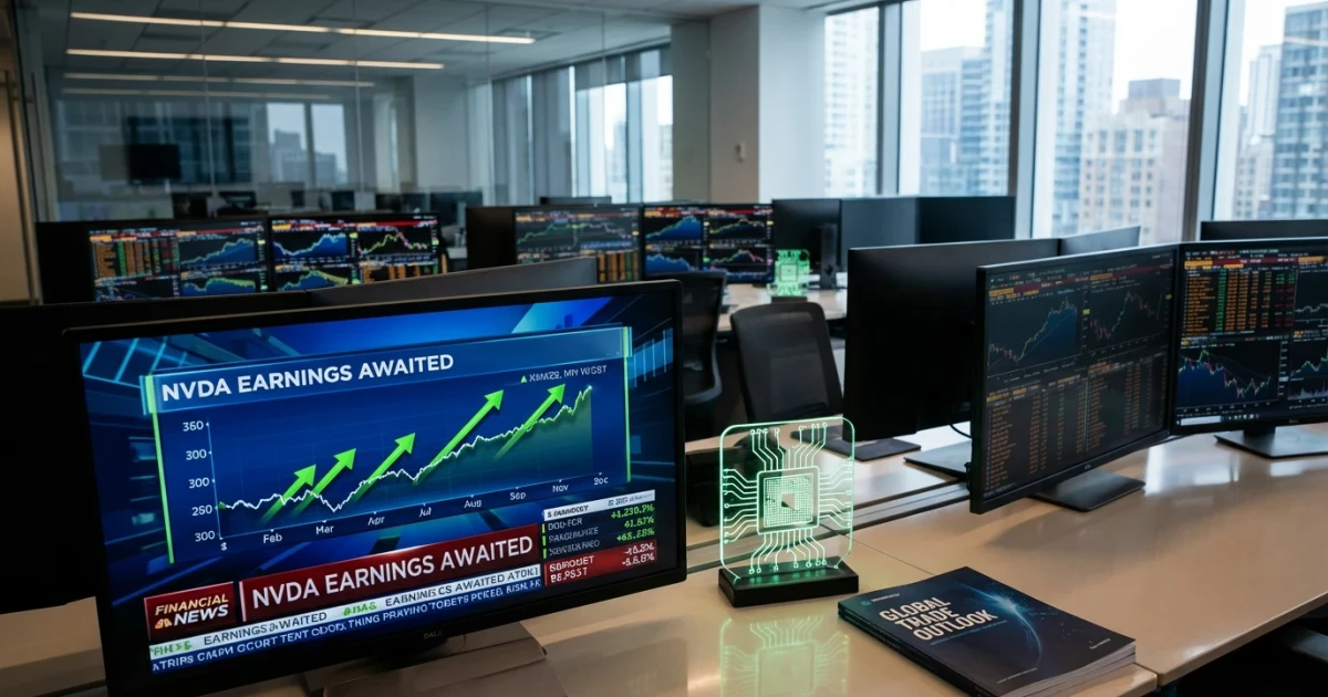 Nvidia Earnings in Focus as Dow Rallies on Tariff News
