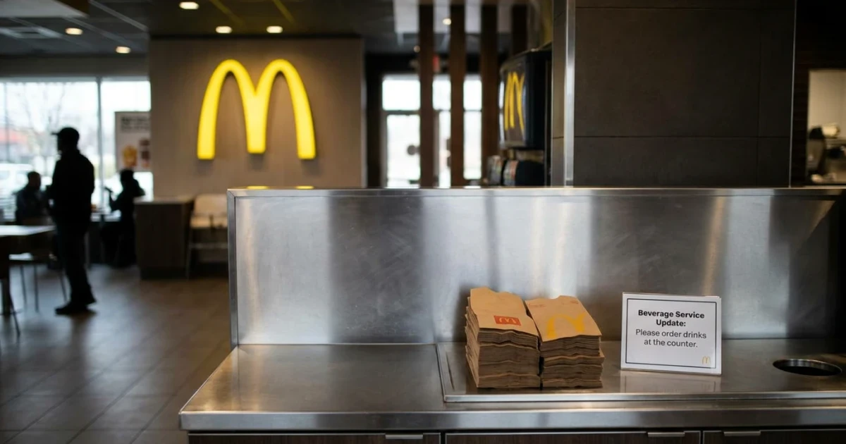 McDonald’s Removes Self-Serve Drink Stations Nationwide