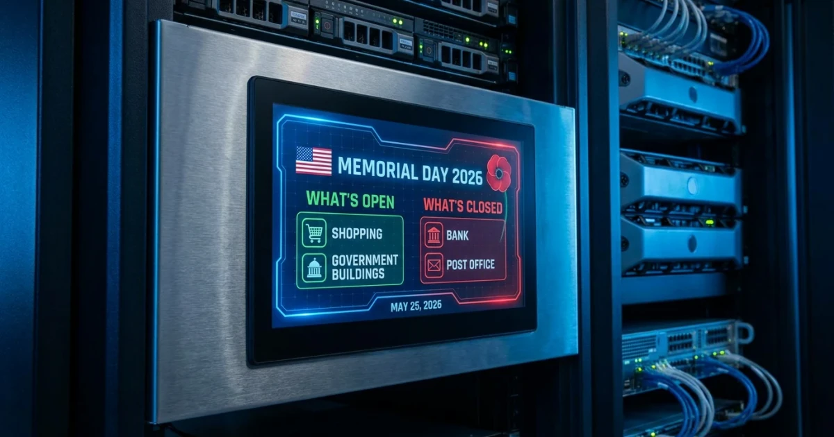 What's Open and Closed on Memorial Day 2026
