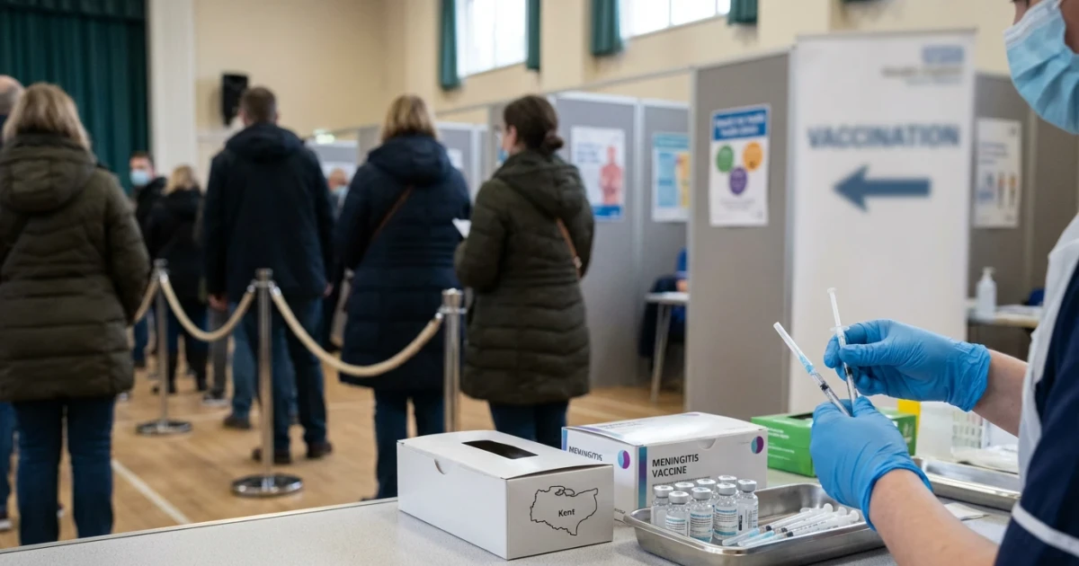Meningitis Vaccine Expansion in Kent Draws Large Crowds