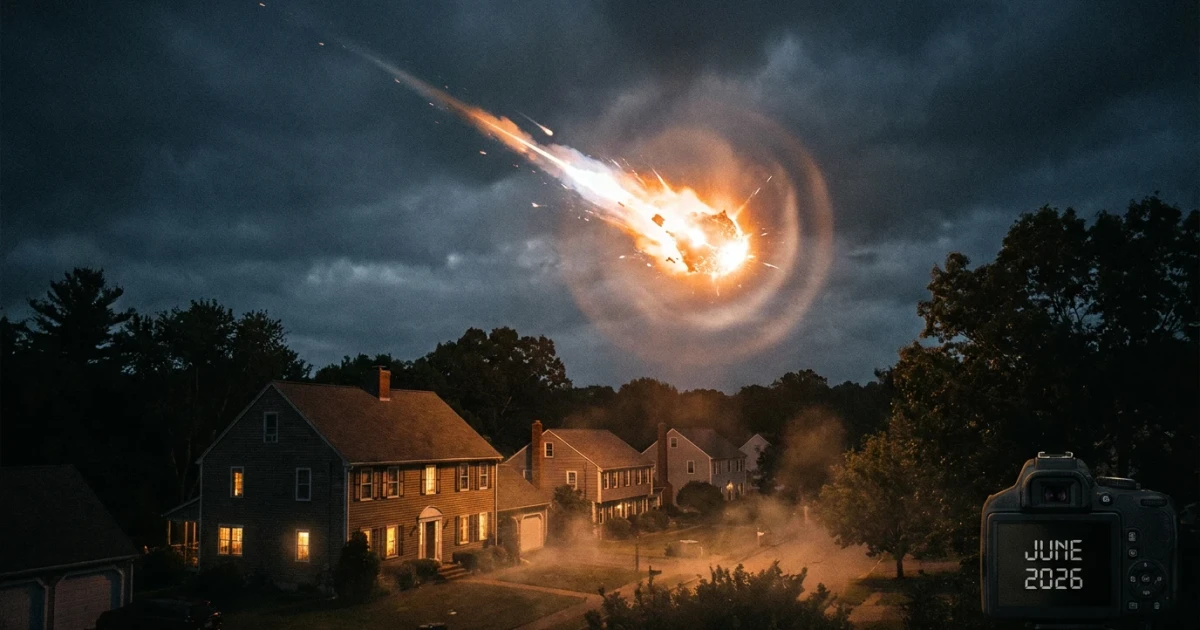 Meteor Explodes Over Massachusetts With 300 Tons of TNT Force
