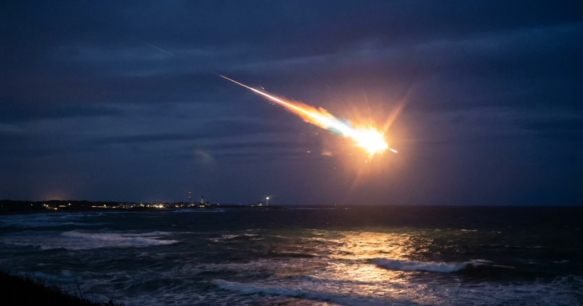 Rare Meteor Explosion Off Massachusetts Coast Captured
