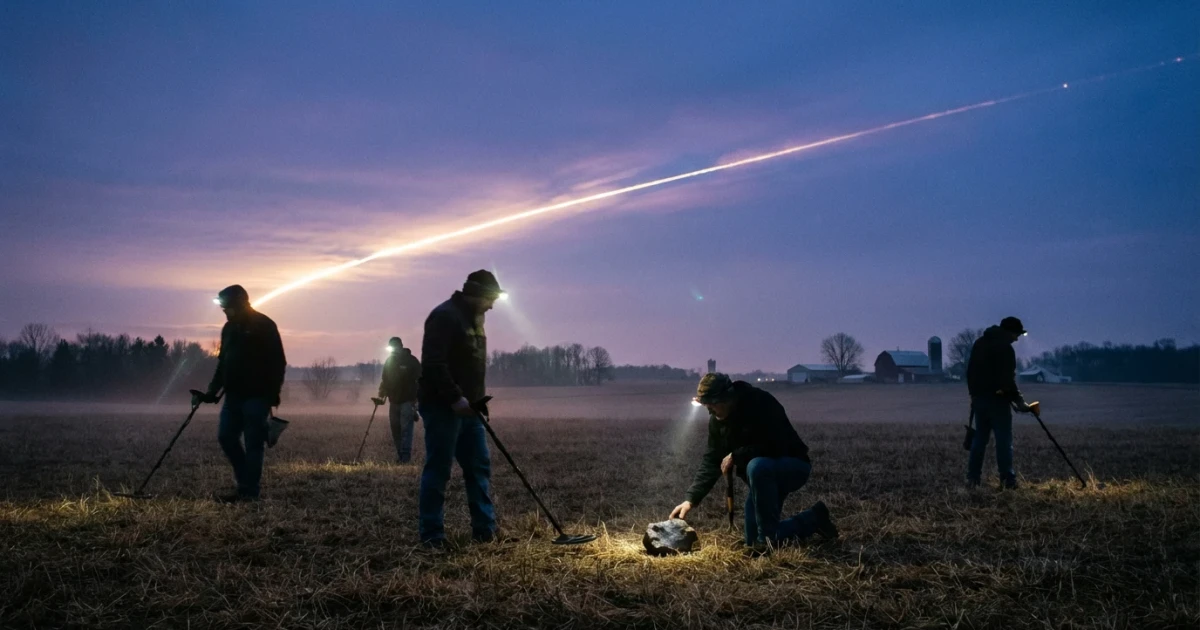 Meteorite Hunters Flock to Ohio After 7-Ton Fireball