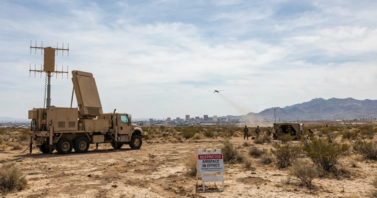 Military Drone Defense Test Triggers El Paso Airspace Closure