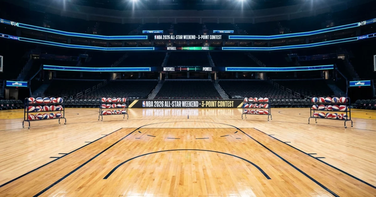 Mitchell, Powell Headline 2026 NBA 3-Point Contest Field