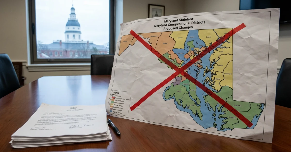 Moore’s Redistricting Bid Fails as Maryland Map Stays