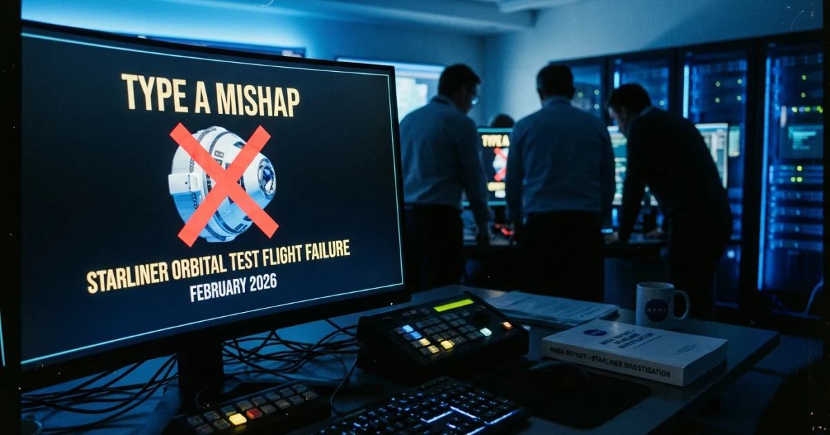 NASA Declares Boeing Starliner Failure a Type A Mishap