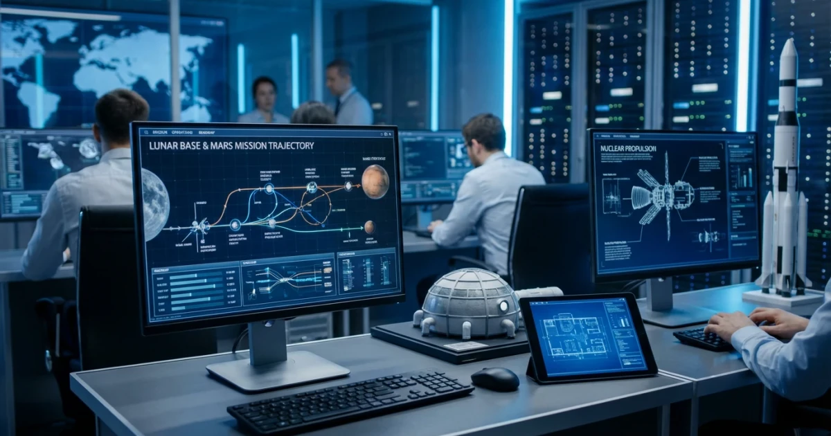 NASA Unveils Roadmap for Lunar Base and Mars Missions