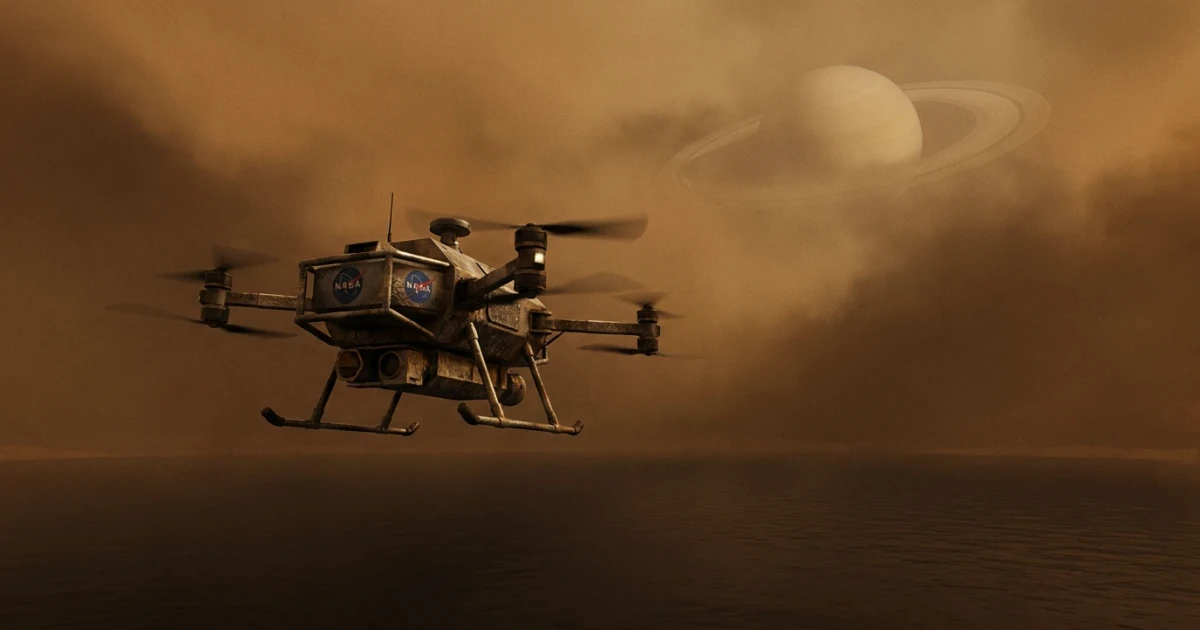 NASA to Explore Titan with Nuclear-Powered Drone