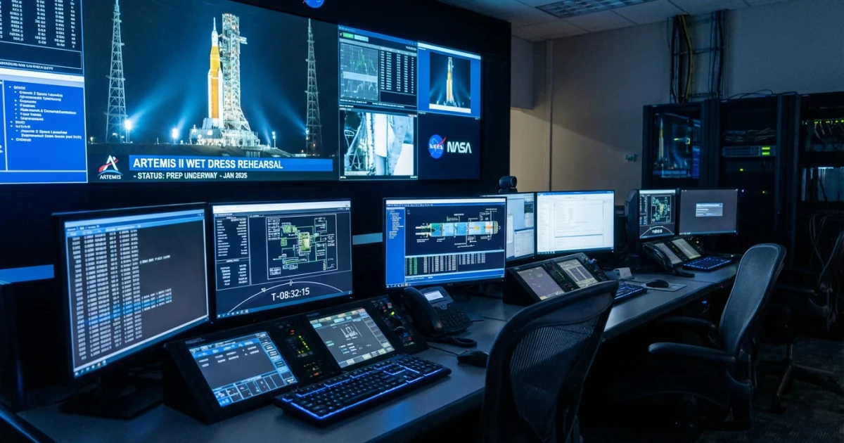 NASA Readies Artemis 2 SLS Wet Dress Rehearsal for Historic Moon Mission