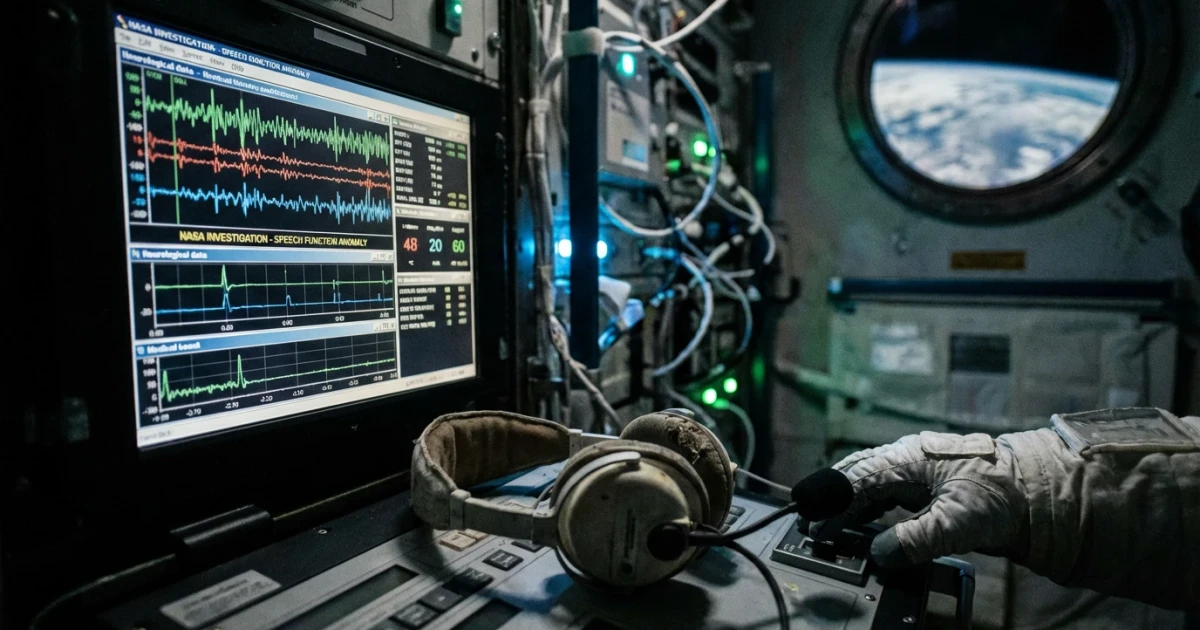 NASA Probes Astronaut Speech Loss on ISS Mission