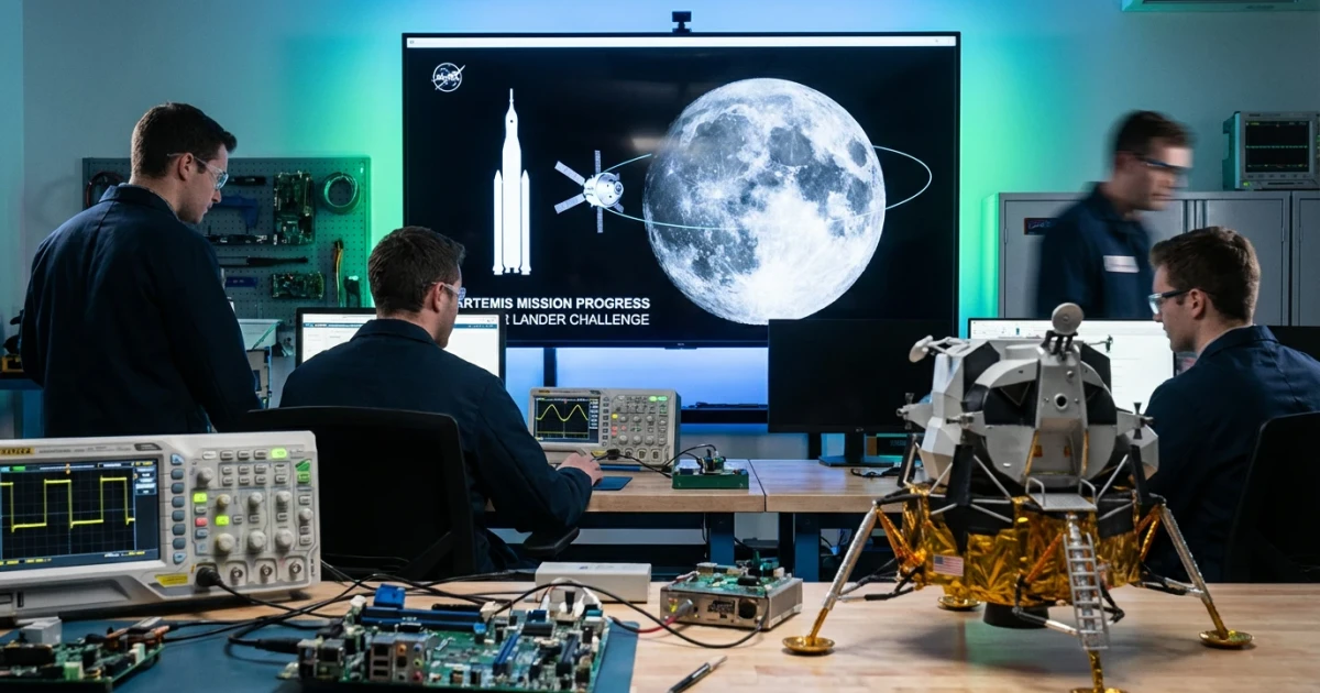 NASA Artemis Progress Shifts Focus to Lunar Landers