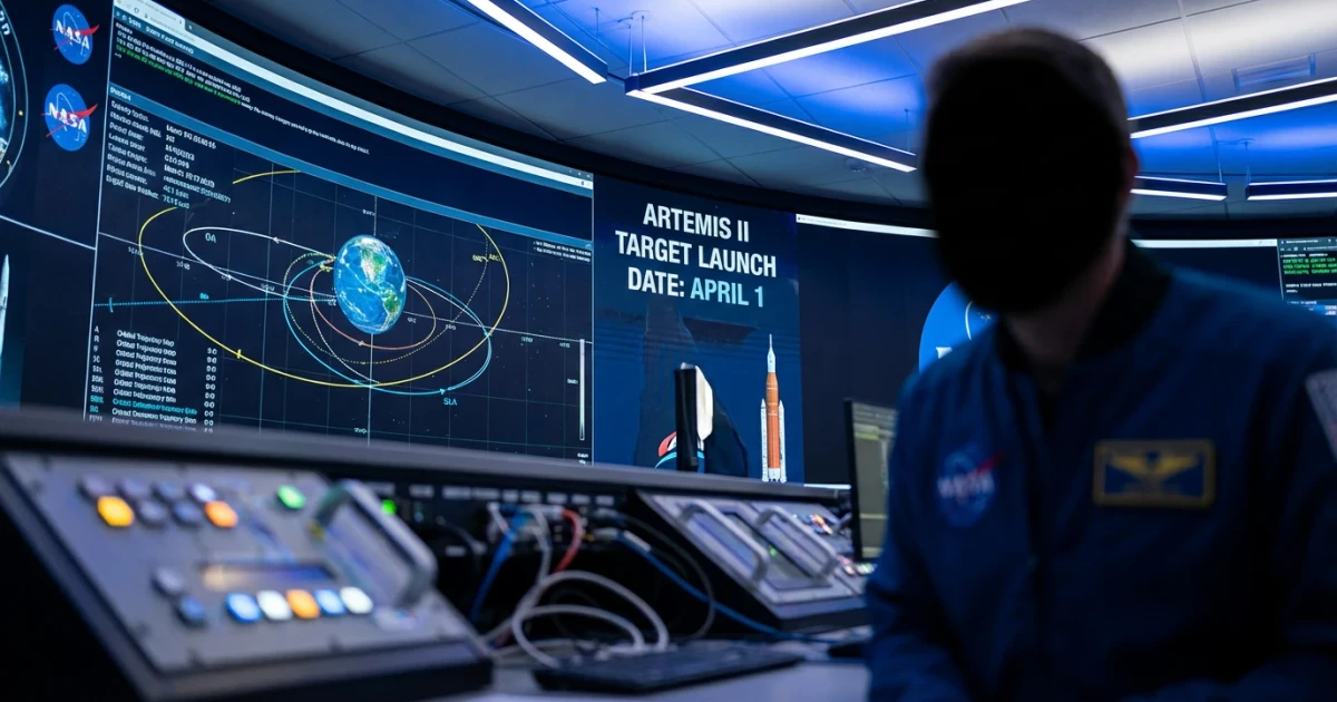 NASA Targets April 1 for Artemis II Moon Launch