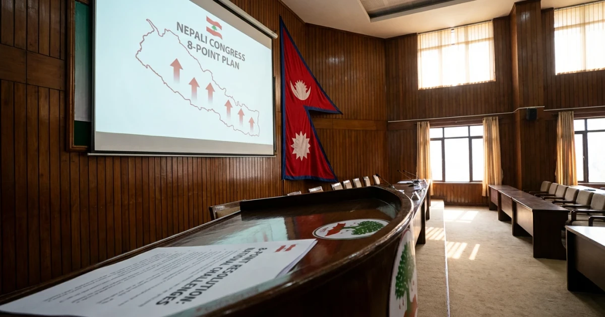 Nepali Congress Unveils 8-Point Plan on Key Issues