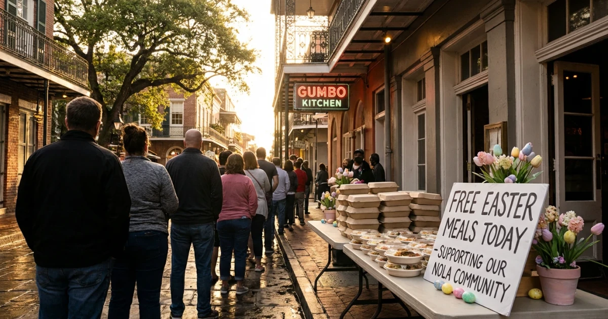 New Orleans Restaurant Gives Away Free Easter Meals
