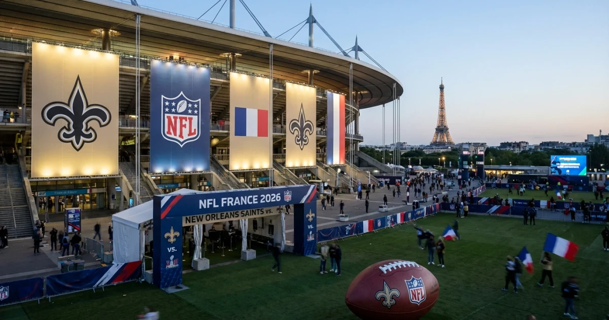 Saints to Play NFL’s First Regular-Season Game in France in 2026