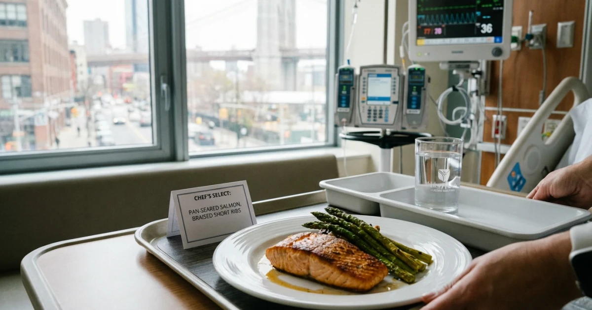 New York Hospital Offers Gourmet Patient Meals Like Salmon