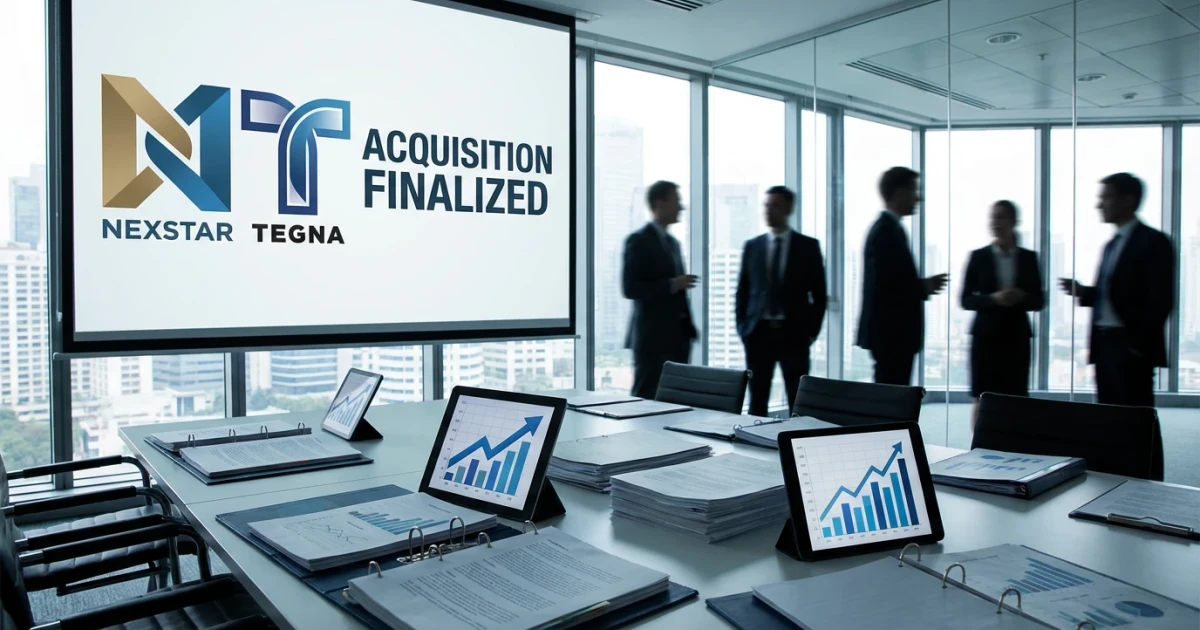 Nexstar Closes TEGNA Acquisition, Expands TV Reach