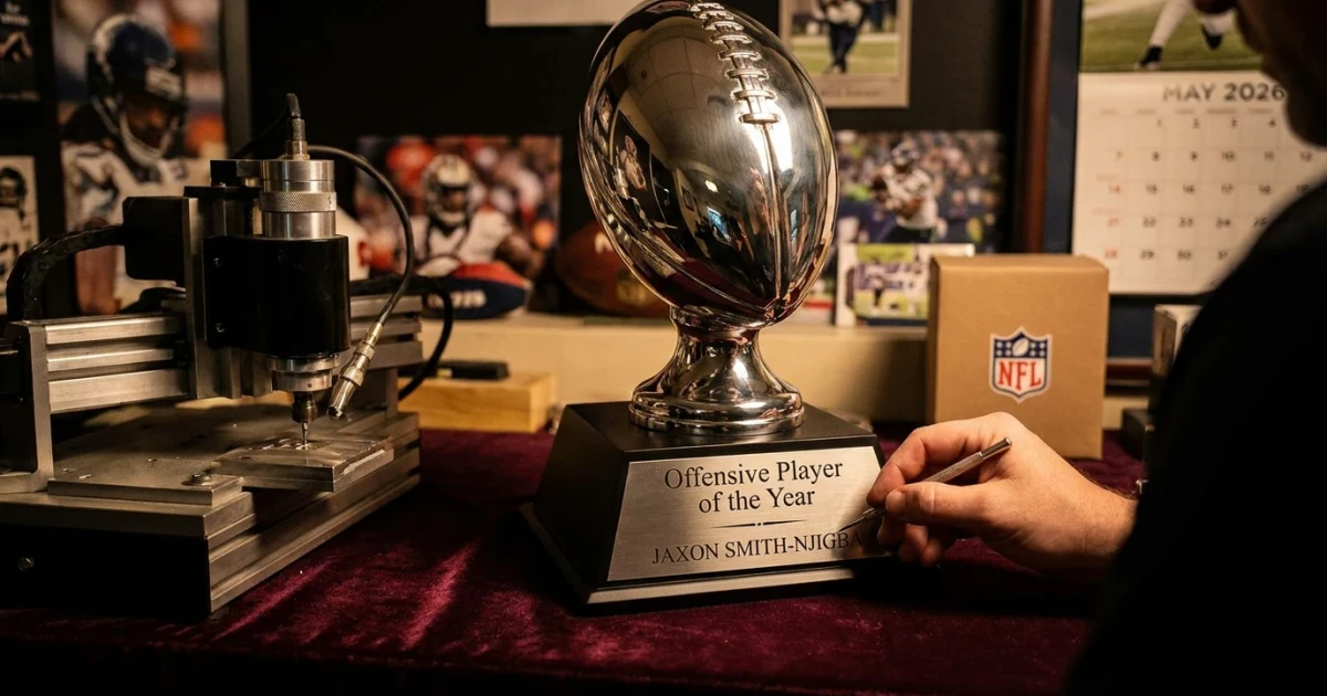 NFL Corrects Trophy Typo for Jaxon Smith-Njigba