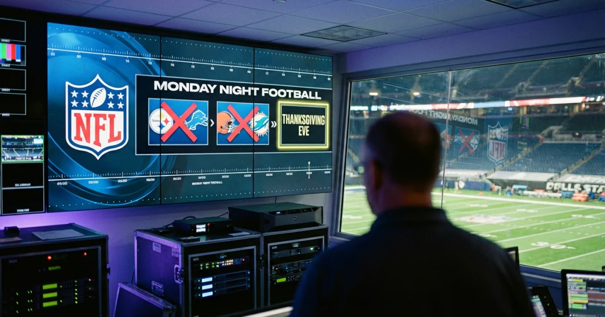 NFL Ends Monday Night Football Doubleheaders for 2026