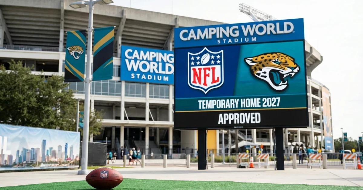 NFL Owners Approve Jaguars’ Move to Orlando for 2027