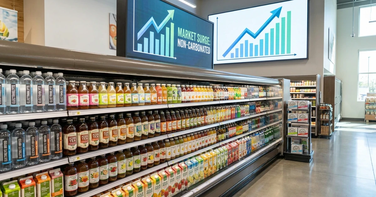 Non-Carbonated Beverages Lead U.S. Market Growth