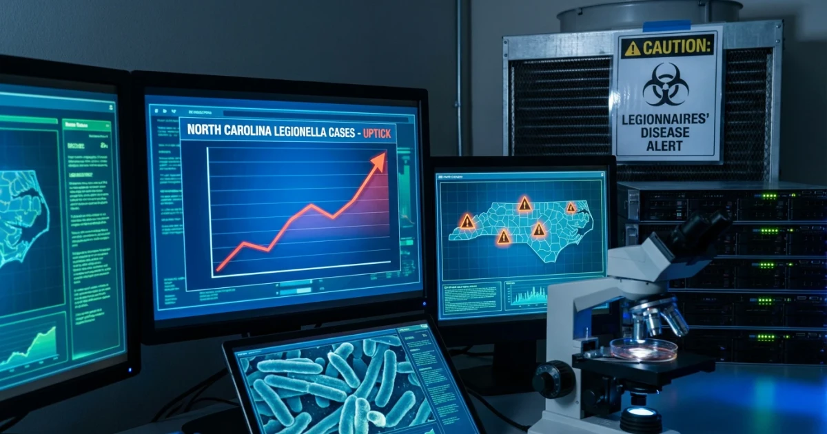 North Carolina Reports Increase in Legionnaires’ Disease Cases