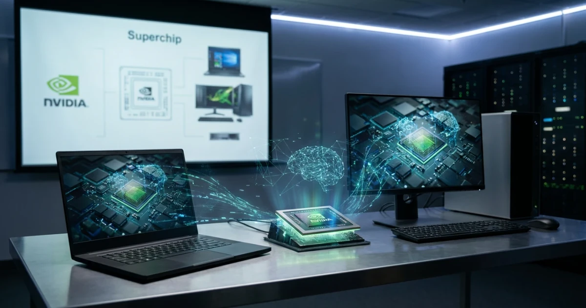 Nvidia Superchip Debuts, Bringing AI to Laptops and PCs