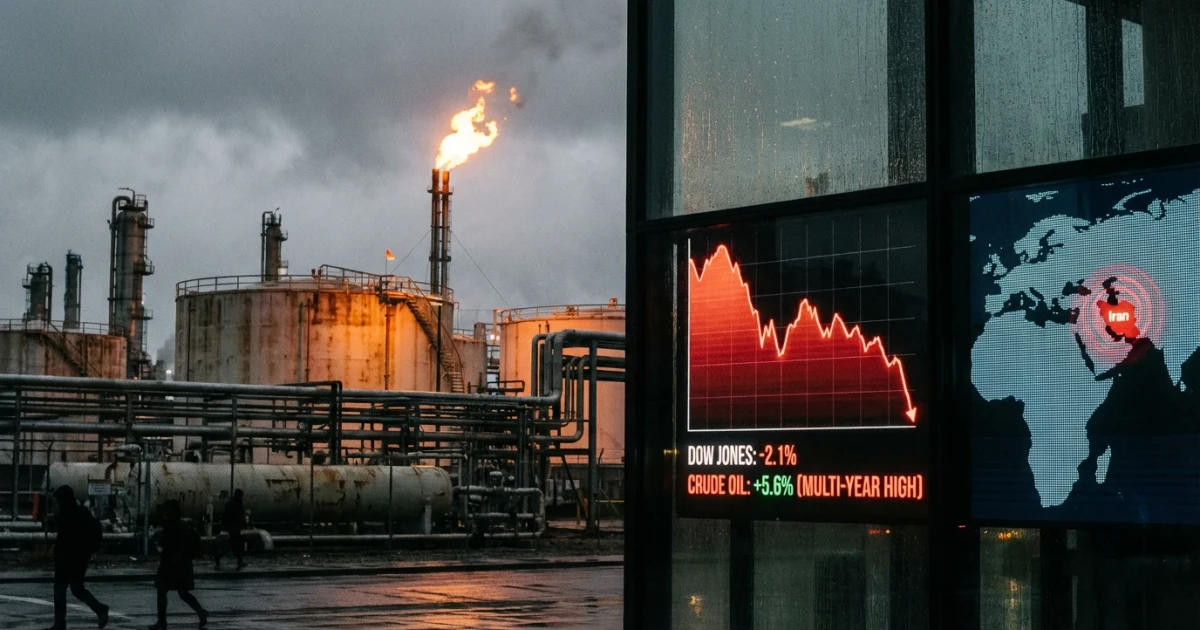 Oil Surge Pressures Dow Jones as Iran Tensions Mount