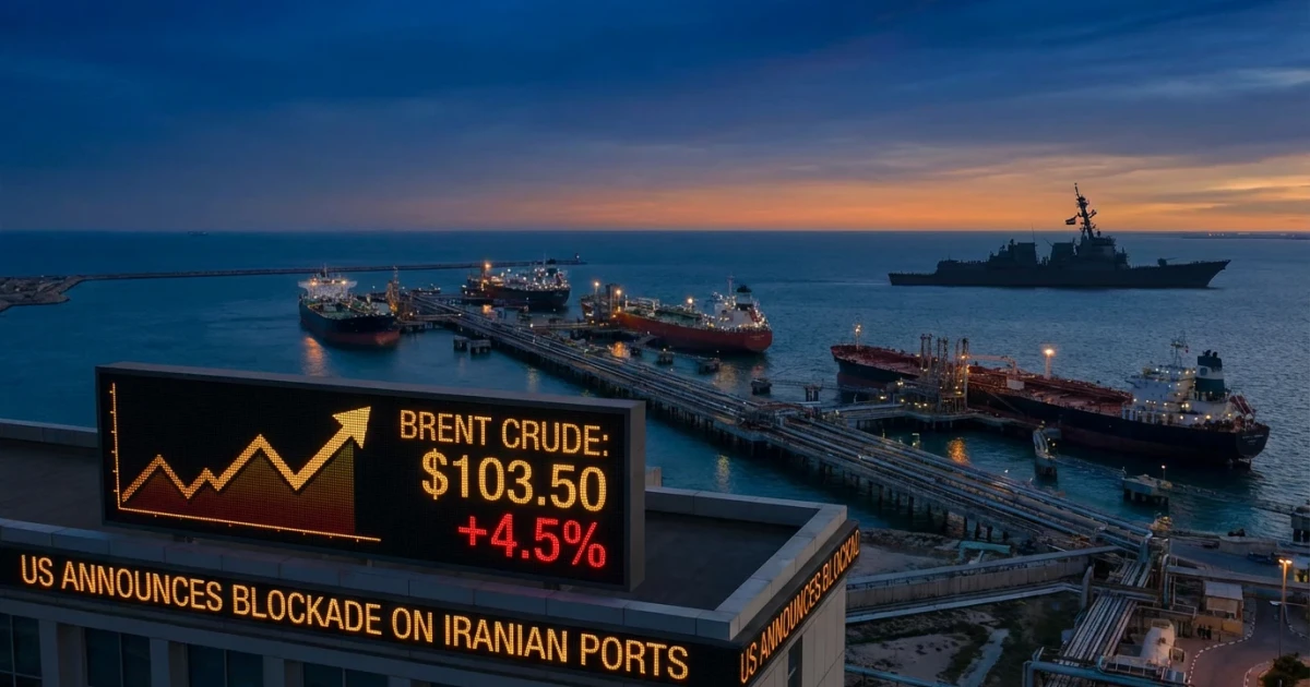 Oil Prices Surge Above $103 on US Blockade of Iran