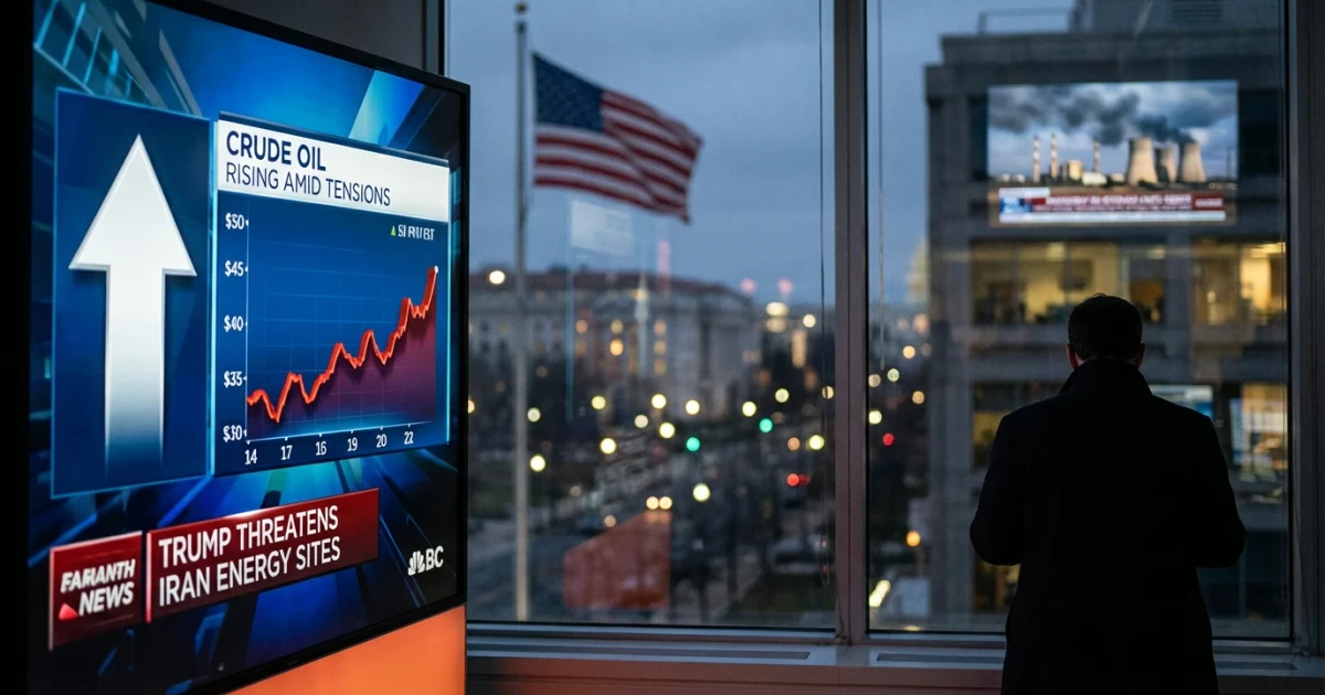 Oil Prices Surge as Trump Threatens Iran’s Power Plants