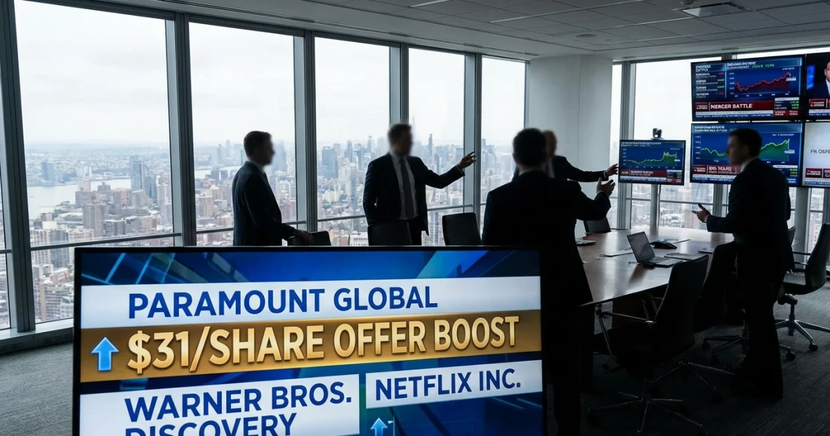 Paramount Raises Bid for Warner Bros. Discovery Merger