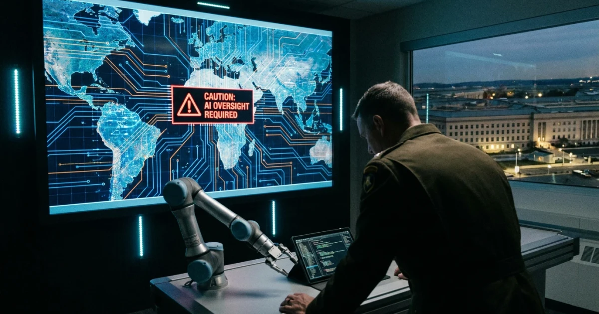 Pentagon’s Battlefield AI Push Faces Military Caution