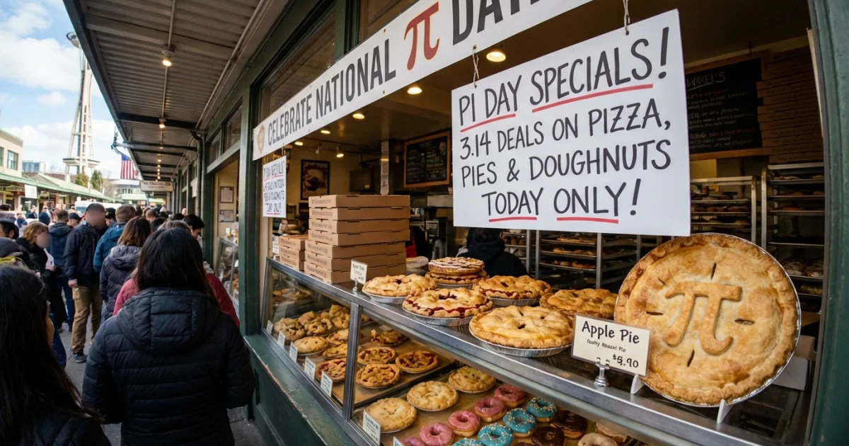 Pi Day 2026 Food Deals: Pizza, Pies, and Doughnuts